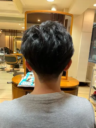 メンズ チーフデザイナー 木部のヘアスタイル