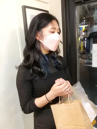 セミロング カラー 🌿ダブルカラー/ 明大前/中村渓太のヘアスタイル