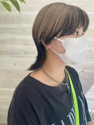 ショート カラー 韓国ヘア／艶カラー minamiのヘアスタイル