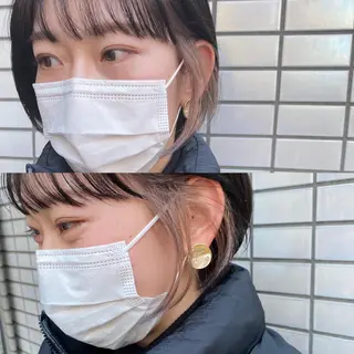 ショート カラー THE DAY所属・AKI HASHIMOTOのヘアスタイル