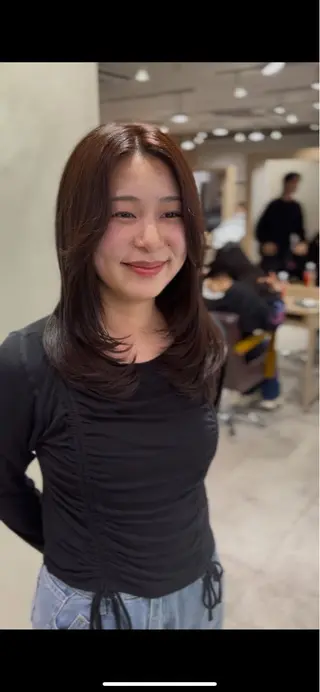 ミディアム カラー ルーツカラー/ デザインカラー/井川のヘアスタイル