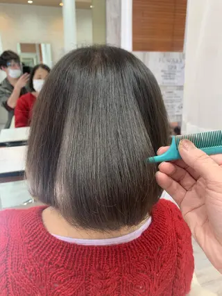 ミディアム 髪質改善/縮毛矯正 高嶋のヘアスタイル