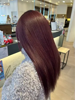 ロング カラー 大園 佳怜のヘアスタイル