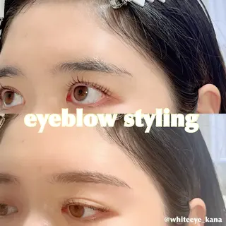 アイブロウ WHITEEYE 🤍KANAの眉毛・アイブロウイメージ
