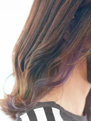 セミロング カラー Atem ☀️大町店のヘアスタイル