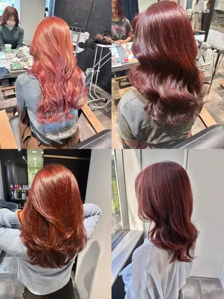 ミディアム カラー 穐田 航のヘアスタイル