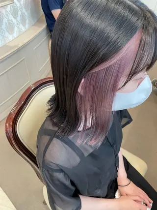 カラー 🍪ﾖｼｲﾊﾙﾈ🍪 ﾗﾍﾞﾝﾀﾞｰｶﾗｰのヘアスタイル