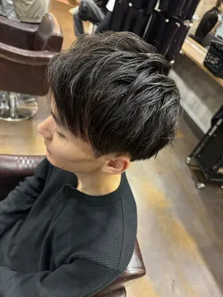 ショート メンズ ミルクティーハイトー ン💖Mikaのヘアスタイル