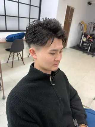 ショート パーマ メンズ メンズパーマの達人 /タカシマ　ダイスケのヘアスタイル