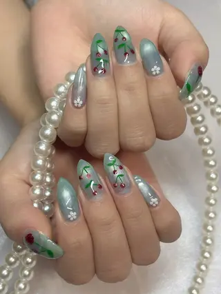 ネイル BLACK VELVET 24所属・BLACKVELV ET(YUME)のネイルデザイン