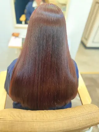 ロング カラー 髪質改善トリートメントループス大倉山店所属・けい もえこのヘアスタイル