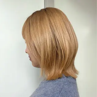 ミディアム 嬉野 暖のヘアスタイル