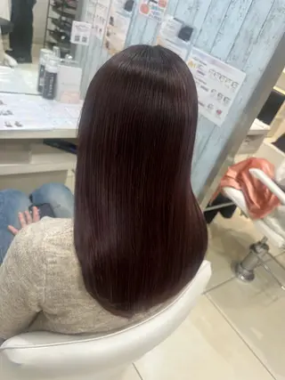 セミロング 【髪質改善カラー】 あむ·. ⟡ 🖤のヘアスタイル