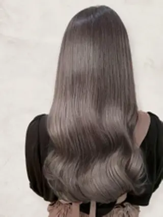 ミディアム 縮毛矯正 髪質改善　鈴木のヘアスタイル