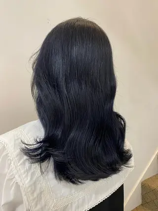 セミロング カラー 平井 沙奈のヘアスタイル