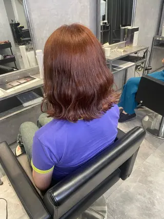 ミディアム カラー mimiiy fukaのヘアスタイル