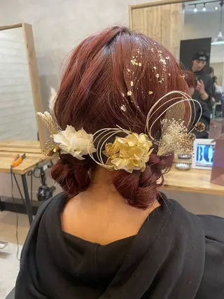 ロング ヘアアレンジ haf店長 ✂︎タカハシレン✂︎のヘアスタイル