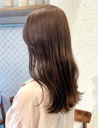 セミロング カラー SALOWIN下北沢所属・hazuki 🌝のヘアスタイル