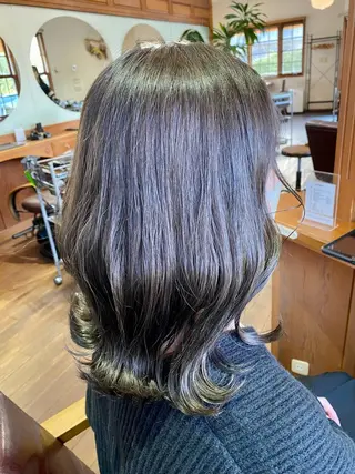 ミディアム 北川 飛瑶のヘアスタイル