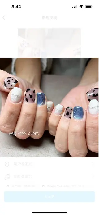 ネイル nail room  cuore所属・松尾 典子のネイルデザイン
