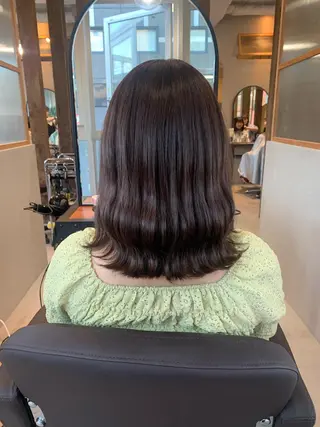 セミロング AUBE HAIR elna　仙台東口店 【オーブ ヘアー エルナ】所属・AUBE 浅野のヘアスタイル