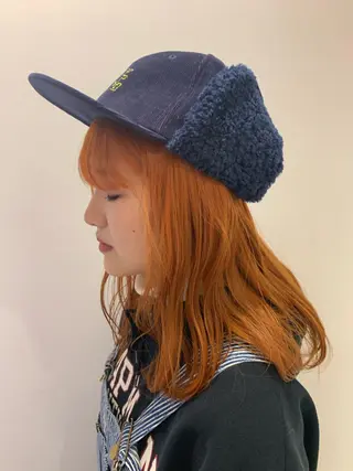 セミロング カラー ハイトーン/ウルフ /小澤凌祐🦕のヘアスタイル