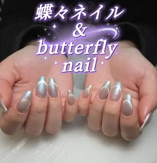 ネイル 蝶々ネイル サロンのネイルデザイン