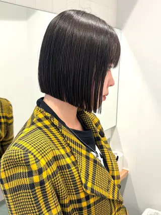 ショート カラー Laff新宿所属・縮毛矯正/ボブ 新宿/ショート/航輝のヘアスタイル