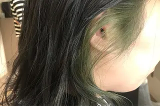 セミロング カラー 下北沢 soiのヘアスタイル