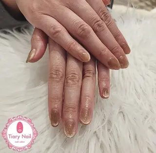 ネイル 💙🤍Tiary M🤍💙のネイルデザイン