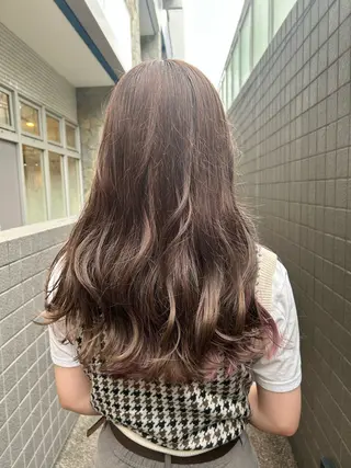 ロング カラー 野村 ゆいのヘアスタイル