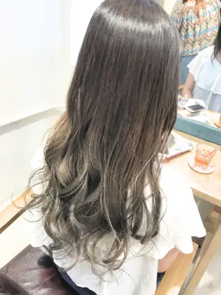 セミロング カラー バレイヤージュ/ 髪質改善/渡邉悟🌱のヘアスタイル