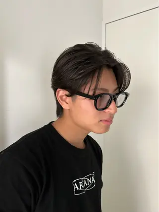 ショート メンズ enrichミヤモト ヒロヤのヘアスタイル