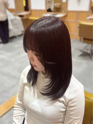 ミディアム カラー 韓国ヘア/メンズ パーマ/ﾔﾅｷﾞｶﾔのヘアスタイル
