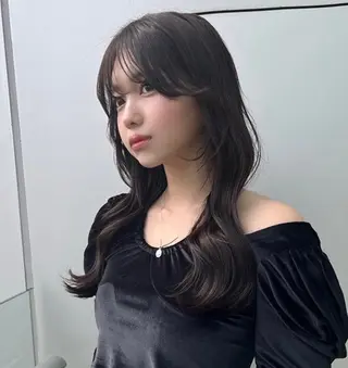 セミロング カラー 🌫️大人韓国ヘア 🌫️naoyaのヘアスタイル