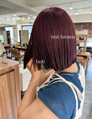 ショート 松本優香/ボブ/ダ ブルカラー/髪質改善のヘアスタイル