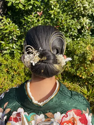 ロング ヘアアレンジ 垢抜けレイヤー/ 着付け　ふうか　渋谷のヘアスタイル