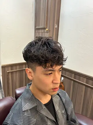 パーマ メンズ 伊藤 博紀のヘアスタイル