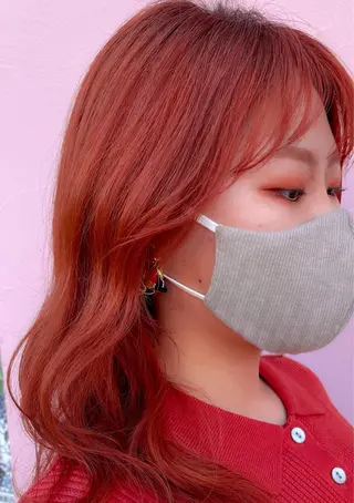 セミロング カラー 透明感カラー/ くびれヘア/ユウユのヘアスタイル