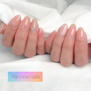 ネイル Rainbow nailsくろちゃんのネイルデザイン