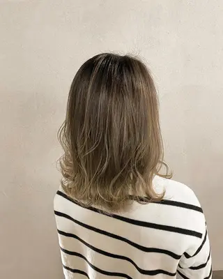 カラー ミディアム 高尾 勝利のヘアスタイル