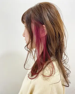 セミロング カラー フラム所属・WATANABE MISAKIのヘアスタイル