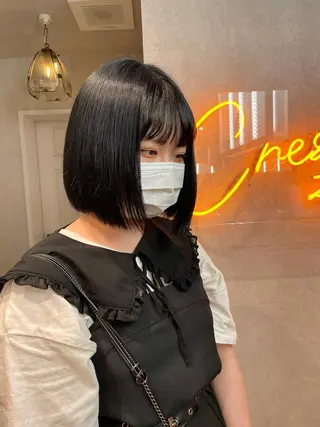 ショート カラー ナチュラル透明感🌱 小山美樹子のヘアスタイル