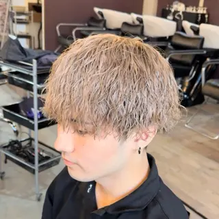 ミディアム カラー メンズ ツイスパ/ TAKUMIのヘアスタイル