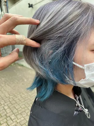 ショート カラー 原宿サロン代表 デザインカラー伊藤卓のヘアスタイル