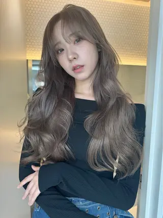 ロング カラー 酒井 竜也のヘアスタイル