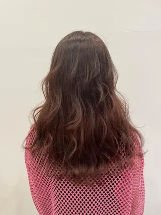 セミロング カラー Agu hair beqq 福岡別府所属・🐥 kotori 🐥のヘアスタイル