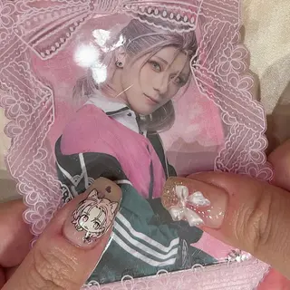 ネイル パラあり！フィルイン 推しネイル大歓迎！のネイルデザイン