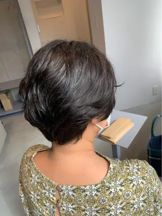 ショート カラー ROCAReTA kyoto 四条大宮店所属・齋藤 みさきのヘアスタイル