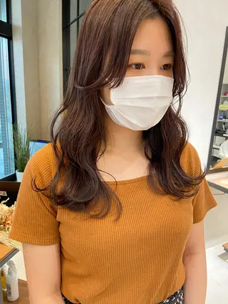 セミロング GLROW haruhiのヘアスタイル